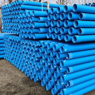 Rura studzienna 90x4.0x3000 niebeska