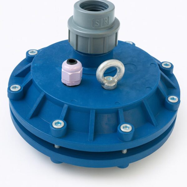 Głowica studzienna na rury fi 125 , przelot fi 32